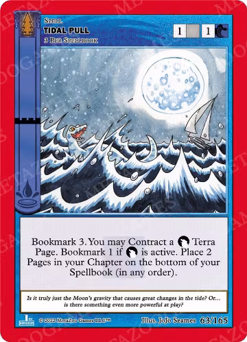 Tidal Pull (63/165), Wilderness: First Edition — MetaZoo card price