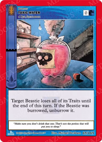 Toxic Water (65/165), Wilderness: First Edition — MetaZoo card price
