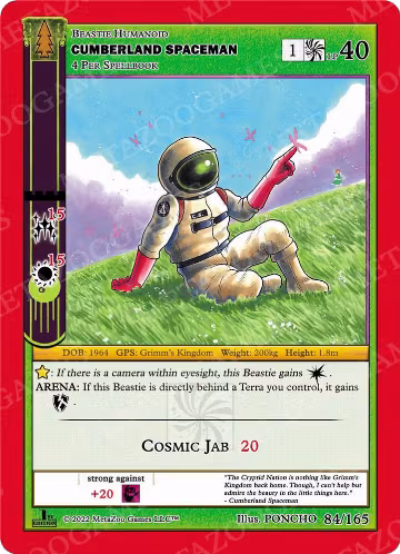 Cumberland Spaceman (84/165), Wilderness: First Edition — MetaZoo card price