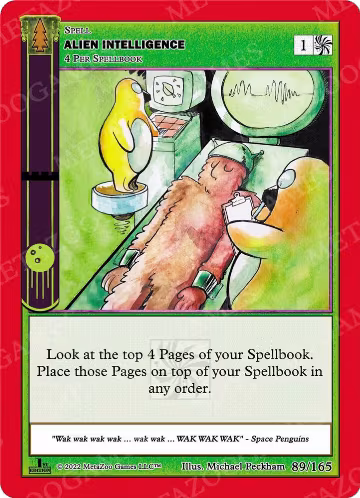 Alien Intelligence (89/165), Wilderness: First Edition — MetaZoo card price