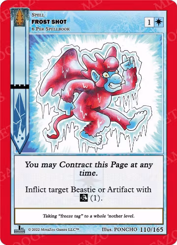 Frost Shot (110/165), Wilderness: First Edition — MetaZoo card price
