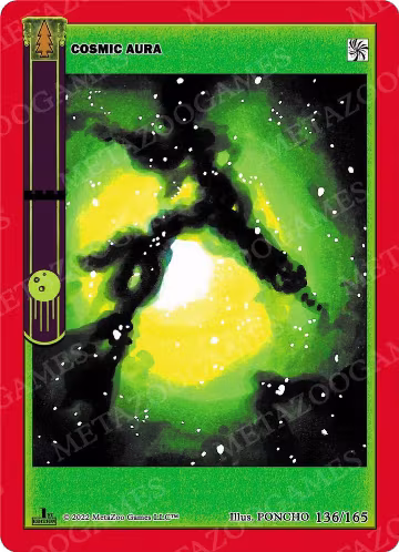 Cosmic Aura (136/165), Wilderness: First Edition — MetaZoo card price