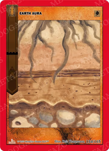Earth Aura (134/165), Wilderness: First Edition — MetaZoo card price