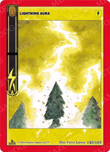 Lightning Aura (140/165), Wilderness: First Edition — MetaZoo card price
