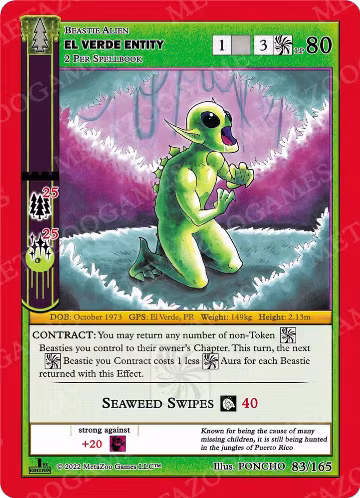 El Verde Entity (83/165), Wilderness: First Edition — MetaZoo card price