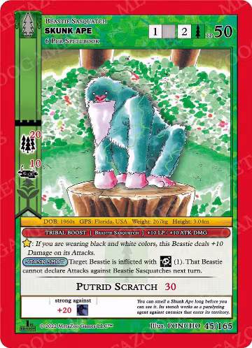 Skunk Ape (45/165) — card price