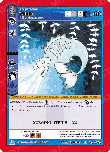 Whitey (55/165), Wilderness: First Edition — MetaZoo card price