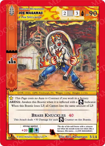 Joe Magarac (3/14), Wilderness: First Edition Tribal Theme Decks — MetaZoo card price