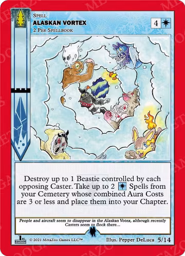 Alaskan Vortex (5/14), Wilderness: First Edition Tribal Theme Decks — MetaZoo card price