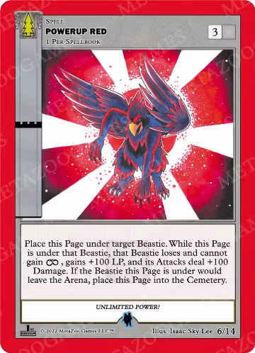 Powerup Red (Frost) (6/14) — card price