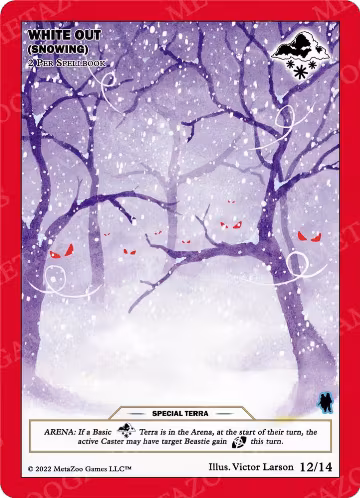 White Out (Snowing) (12/14), Wilderness: First Edition Tribal Theme Decks — MetaZoo card price