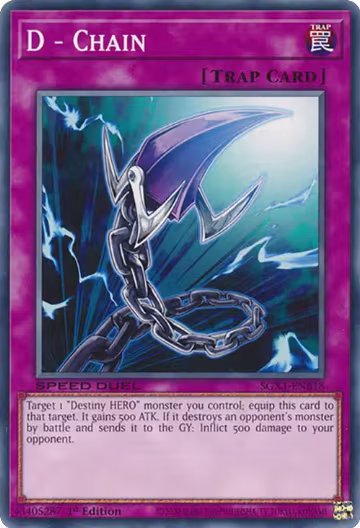 D - Chain (SGX1-ENB18), Speed Duel GX: Duel Academy Box — Yu-Gi-Oh! card price