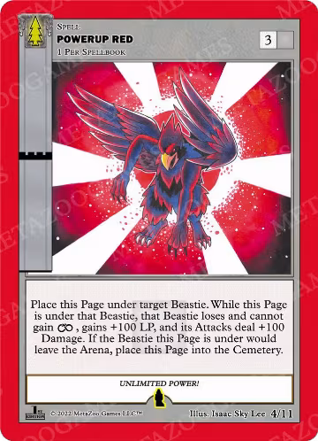 Powerup Red (Light) (4/11) — card price