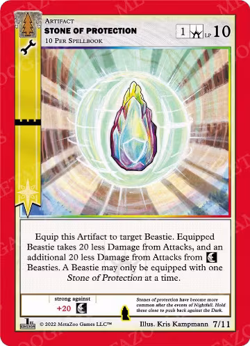 Stone of Protection (7/11), Wilderness: First Edition Tribal Theme Decks — MetaZoo card price