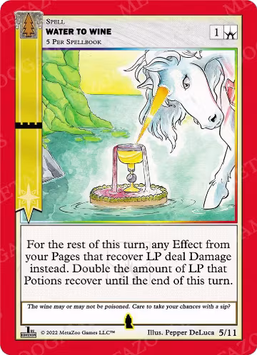 Water To Wine (5/11), Wilderness: First Edition Tribal Theme Decks — MetaZoo card price