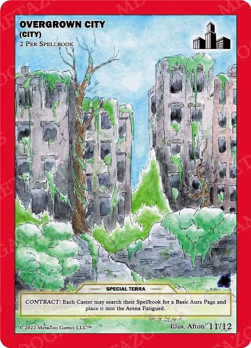 Overgrown City (City) (11/12), Wilderness: First Edition Tribal Theme Decks — MetaZoo card price