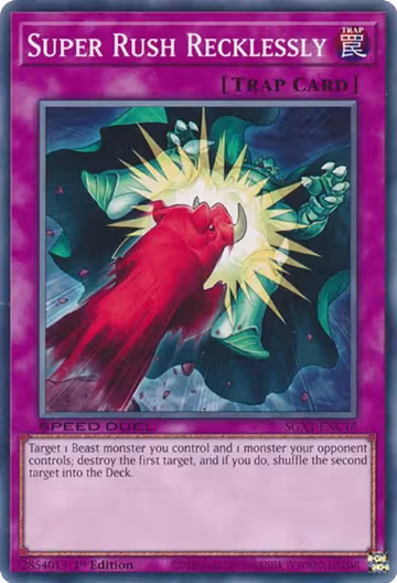 Super Rush Recklessly (SGX1-ENC18), Speed Duel GX: Duel Academy Box — Yu-Gi-Oh! card price