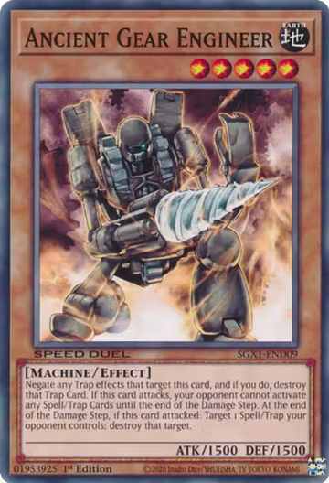 Ancient Gear Engineer (SGX1-END09), Speed Duel GX: Duel Academy Box — Yu-Gi-Oh! card price