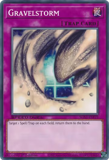 Gravelstorm (SGX1-ENF19), Speed Duel GX: Duel Academy Box — Yu-Gi-Oh! card price