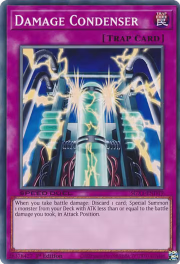 Damage Condenser (SGX1-END19), Speed Duel GX: Duel Academy Box — Yu-Gi-Oh! card price