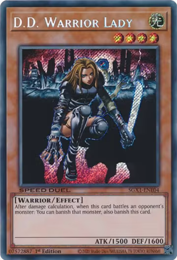D.D. Warrior Lady (Secret Rare) (SGX1-ENE04) — card price