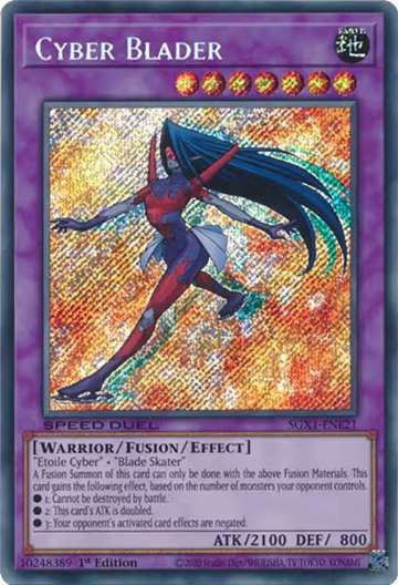 Cyber Blader (Secret Rare) (SGX1-ENE21), Speed Duel GX: Duel Academy Box — Yu-Gi-Oh! card price