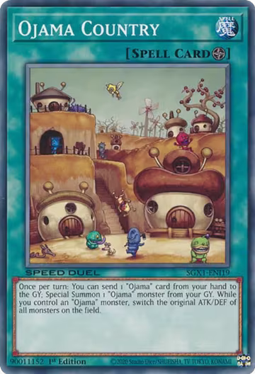 Ojama Country (SGX1-ENI19), Speed Duel GX: Duel Academy Box — Yu-Gi-Oh! card price