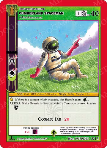 Cumberland Spaceman (2/13), Wilderness: First Edition Release Event Deck — MetaZoo card price