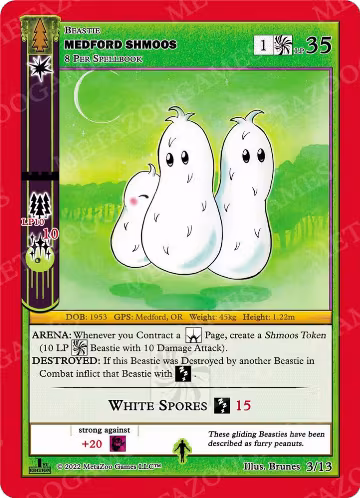 Medford Shmoos (3/13), Wilderness: First Edition Release Event Deck — MetaZoo card price