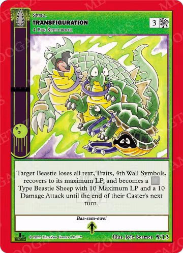 Transfiguration (5/13), Wilderness: First Edition Release Event Deck — MetaZoo card price
