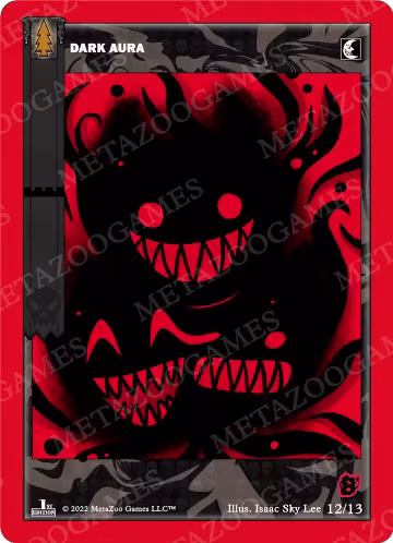 Dark Aura (12/13), Wilderness: First Edition Release Event Deck — MetaZoo card price