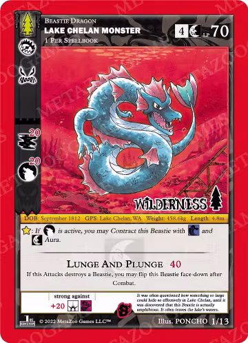 Lake Chelan Monster (1/13) — card price