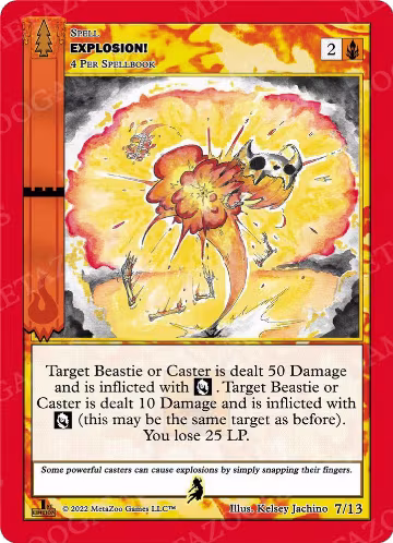 Explosion! (7/13), Wilderness: First Edition Release Event Deck — MetaZoo card price