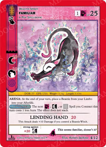 Familiar (4/12), Wilderness: First Edition Release Event Deck — MetaZoo card price
