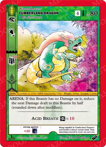 Cumberland Dragon, Miscellaneous Promos — MetaZoo card price