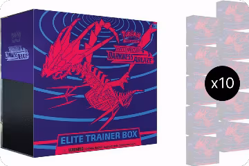 Darkness Ablaze Elite Trainer Box Case, Darkness Ablaze — Pokémon sealed product price