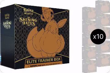 Shining Fates Elite Trainer Box Case, Shining Fates — Pokémon sealed product price