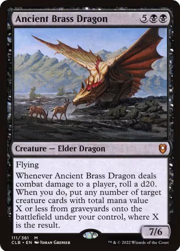 Ancient Brass Dragon (111), Commander Legends: Battle for Baldur's Gate — Magic card price