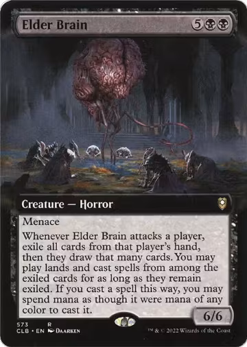 Elder Brain (Extended Art) (573), Commander Legends: Battle for Baldur's Gate — Magic card price