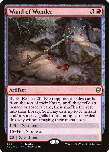 Wand of Wonder (CLB Bundle) (935), Unique and Miscellaneous Promos — Magic card price