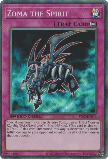 Zoma the Spirit (STP3-EN013), Speed Duel: Tournament Pack 3 — Yu-Gi-Oh! card price