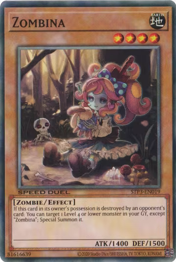 Zombina (STP3-EN019), Speed Duel: Tournament Pack 3 — Yu-Gi-Oh! card price