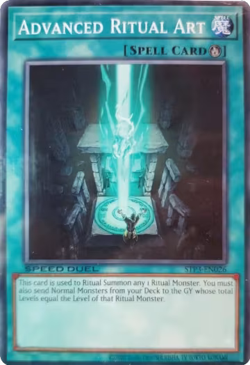 Advanced Ritual Art (STP3-EN026), Speed Duel: Tournament Pack 3 — Yu-Gi-Oh! card price