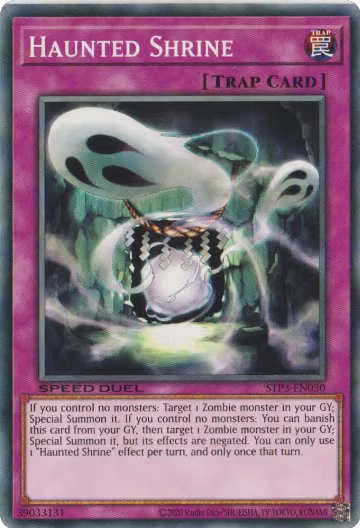 Haunted Shrine (STP3-EN030), Speed Duel: Tournament Pack 3 — Yu-Gi-Oh! card price