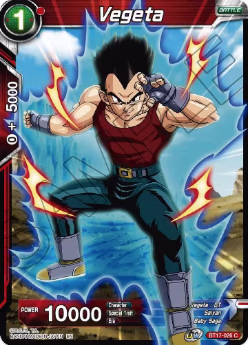 Vegeta (BT17-026), Ultimate Squad — DB Super card price