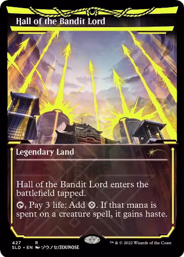 Hall of the Bandit Lord (Neon Yellow) (427), Secret Lair Drop Series — Magic card price