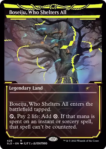 Boseiju, Who Shelters All (Neon Yellow) (426), Secret Lair Drop Series — Magic card price