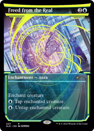 Freed from the Real (Neon Yellow) (425), Secret Lair Drop Series — Magic card price