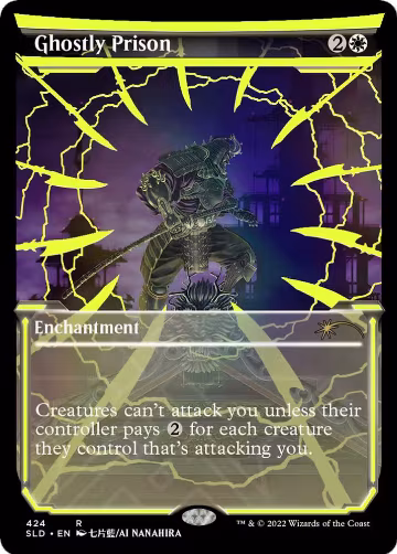 Ghostly Prison (Neon Yellow) (424), Secret Lair Drop Series — Magic card price