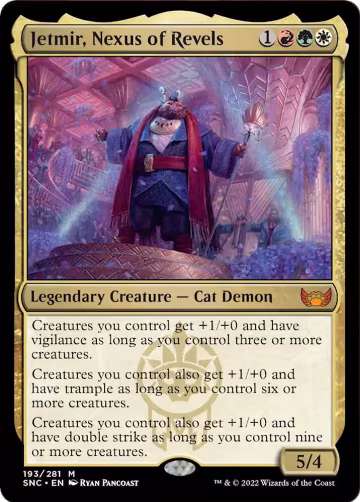 Jetmir, Nexus of Revels (193), Streets of New Capenna — Magic card price